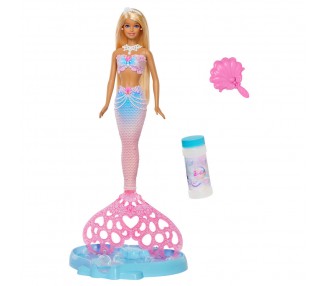 Muñeca Sirena Pompas de Jabon Barbie