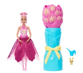 Muñeca Tulipan Rosa Petal Pop Barbie