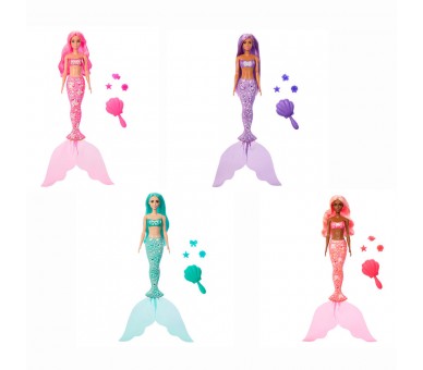 Muñeca Sirena Color Reveal Barbie surtido