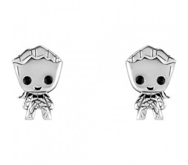 Pendientes Groot Guardianes de la Galaxia Marvel plata