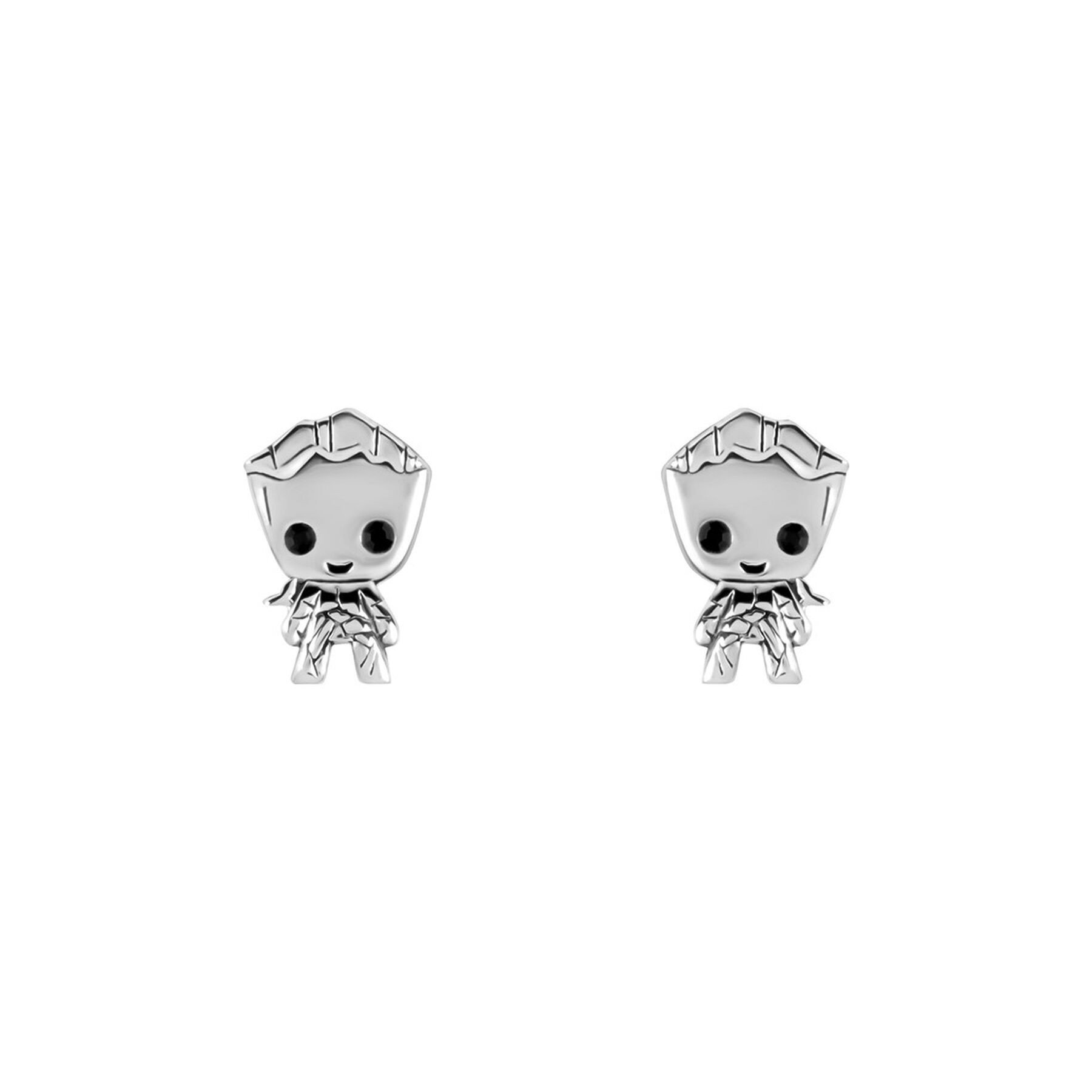 Pendientes Groot Guardianes de la Galaxia Marvel plata