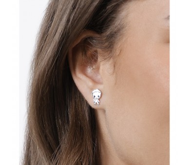 Pendientes Groot Guardianes de la Galaxia Marvel plata