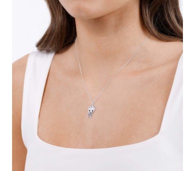 Colgante Groot Guardianes de la Galaxia Marvel plata