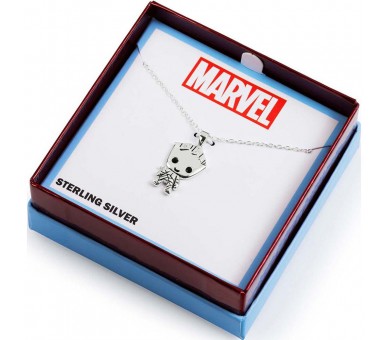 Colgante Groot Guardianes de la Galaxia Marvel plata