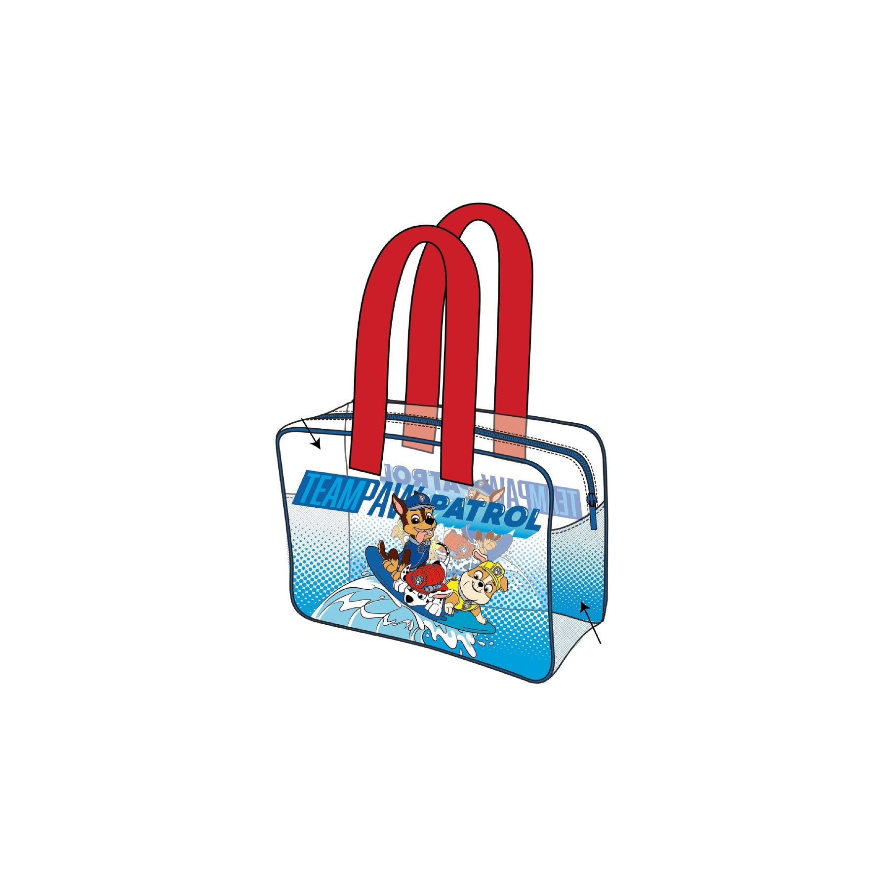 Bolsa playa Canina Paw Patrol