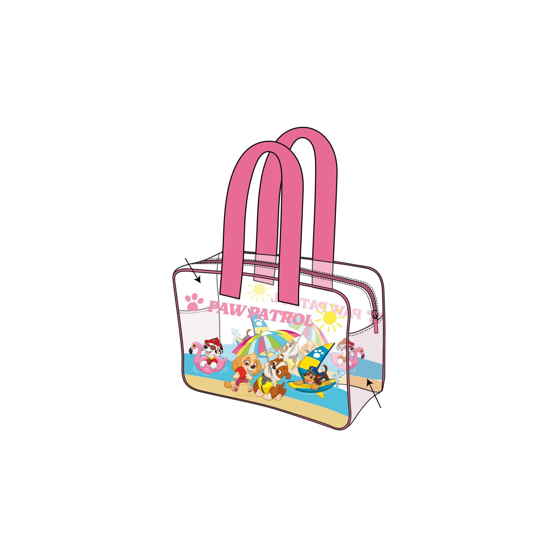 Bolsa playa Canina Paw Patrol