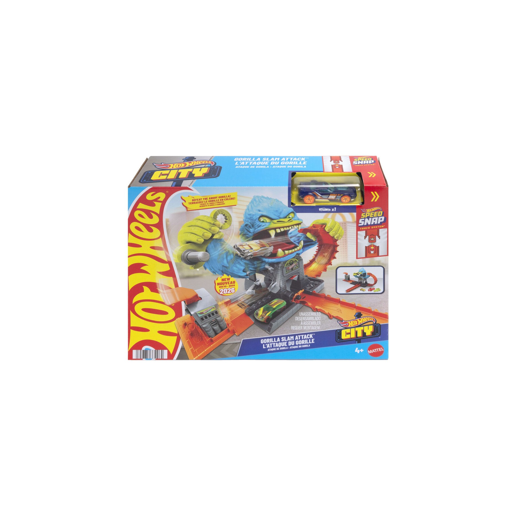 Ataque de Gorila Hot Wheels City