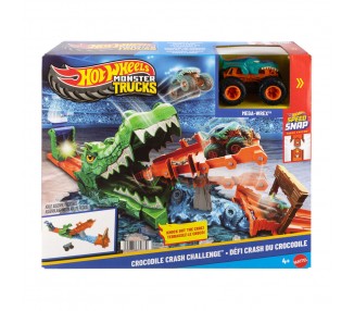 Noquea al Cocodrilo Hot Wheels Monster Trucks