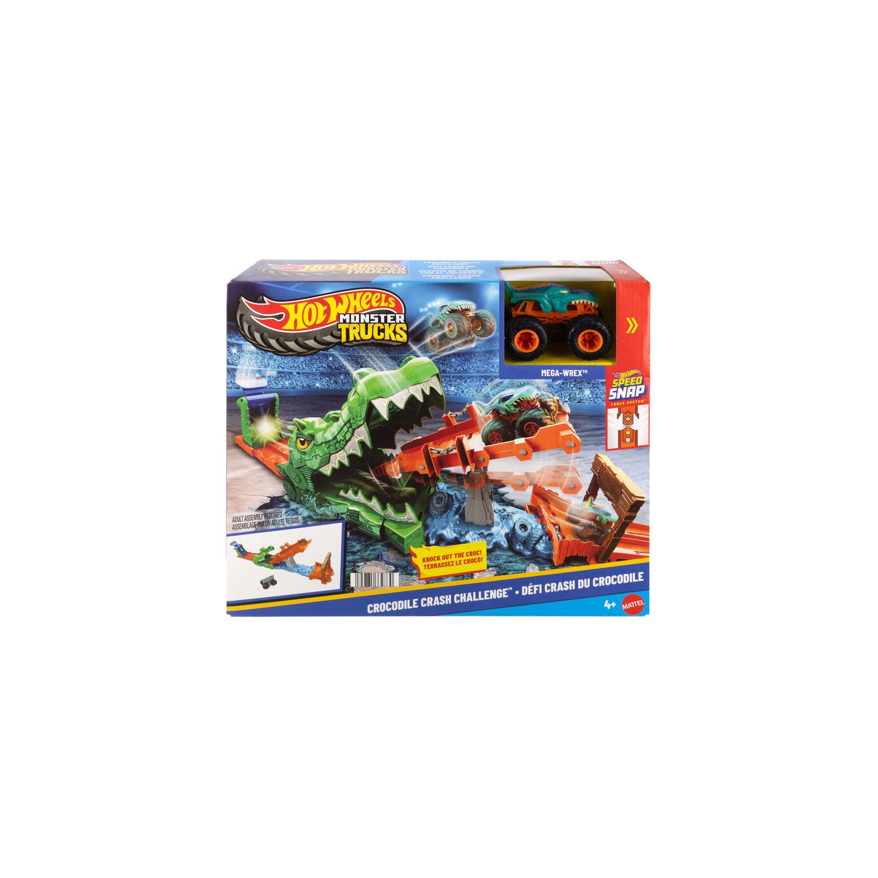 Noquea al Cocodrilo Hot Wheels Monster Trucks