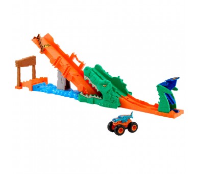 Noquea al Cocodrilo Hot Wheels Monster Trucks
