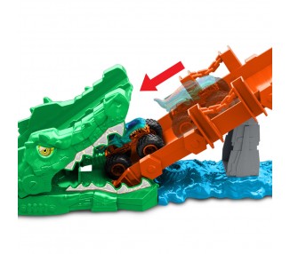 Noquea al Cocodrilo Hot Wheels Monster Trucks