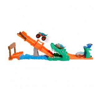 Noquea al Cocodrilo Hot Wheels Monster Trucks