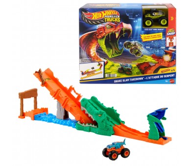 Noquea al Cocodrilo Hot Wheels Monster Trucks