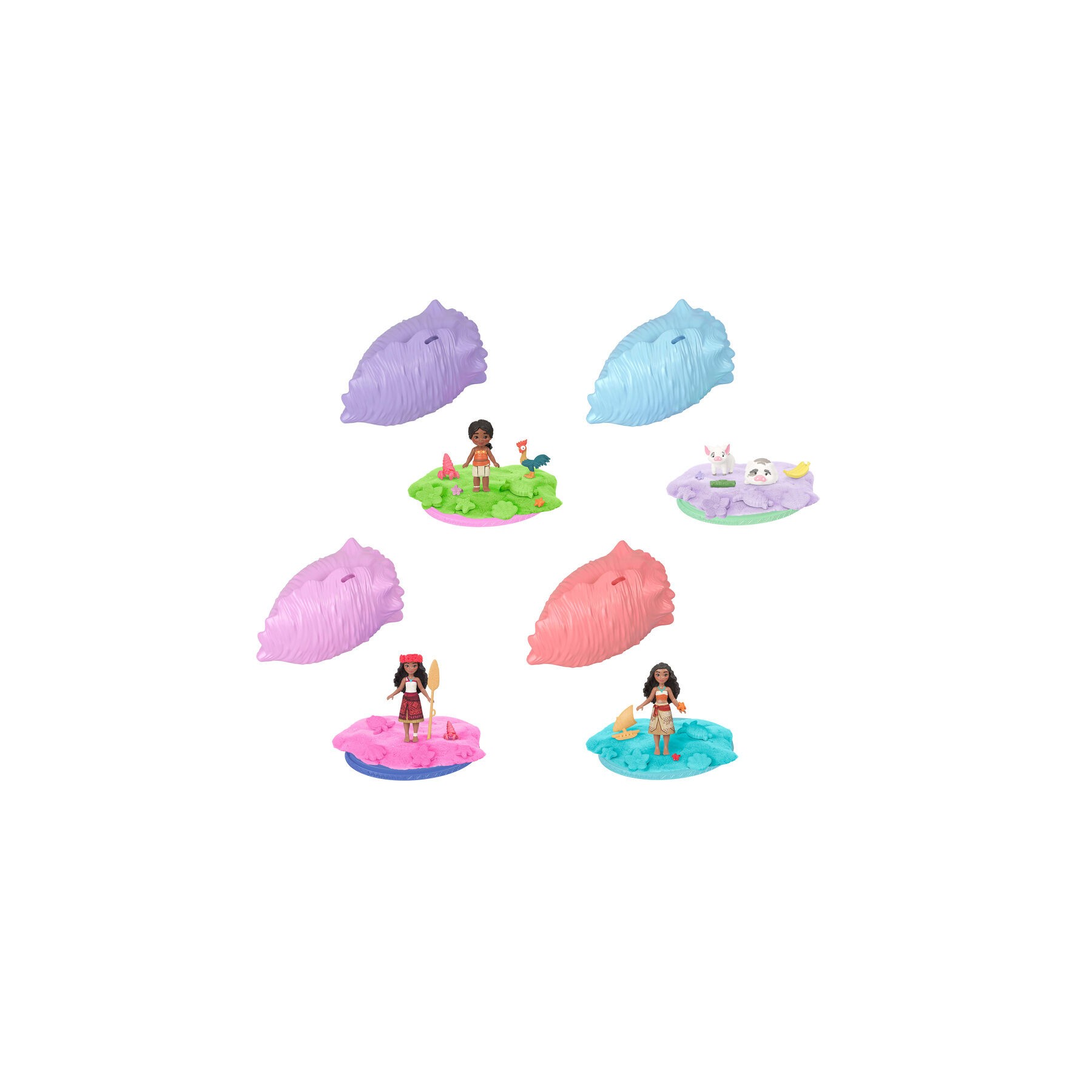 Muñeca Caracola Sorpresa Vaiana Moana Disney surtido