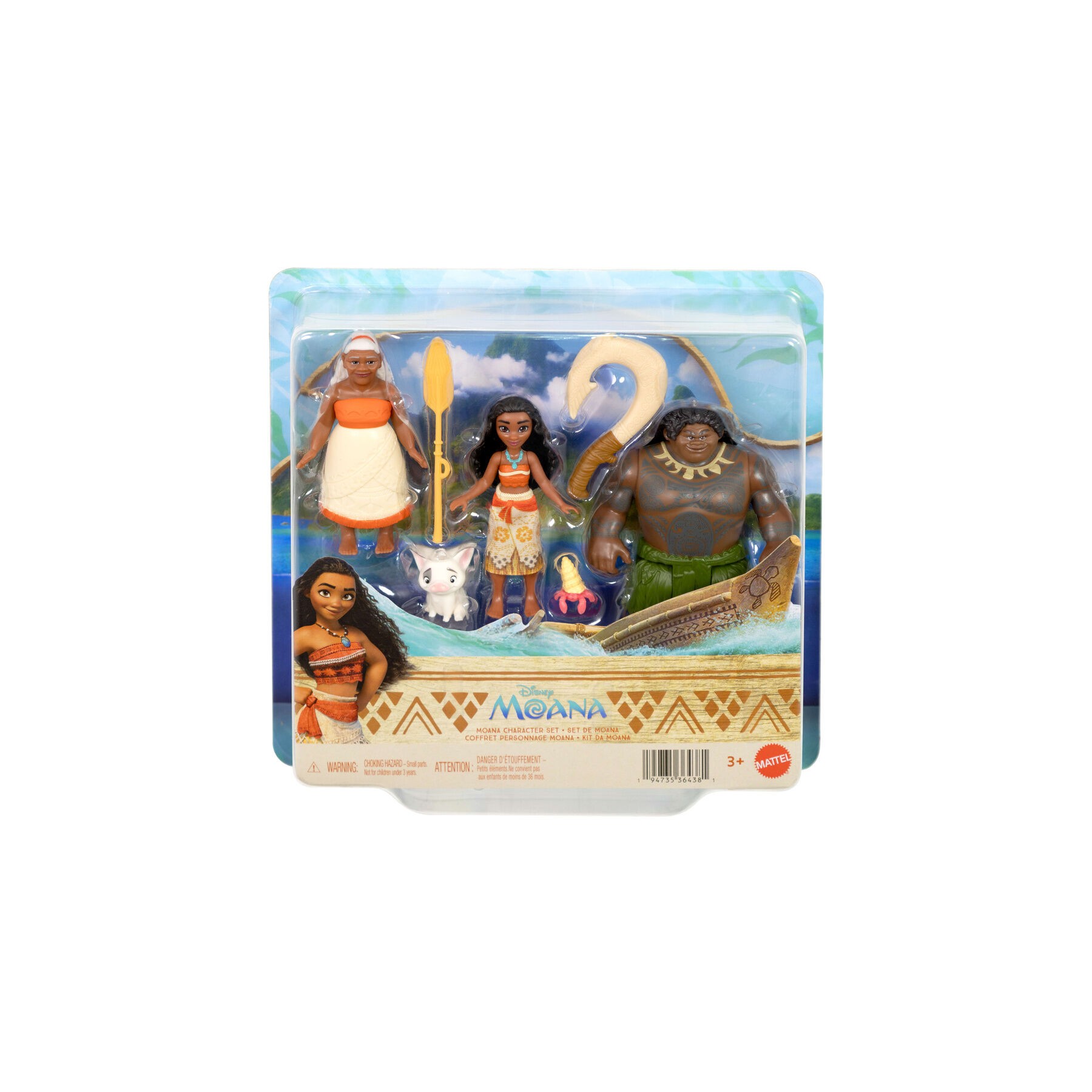 Blister figuras Vaiana Moana Disney