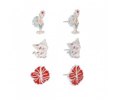 Set 3 pendientes Vaiana Moana Disney