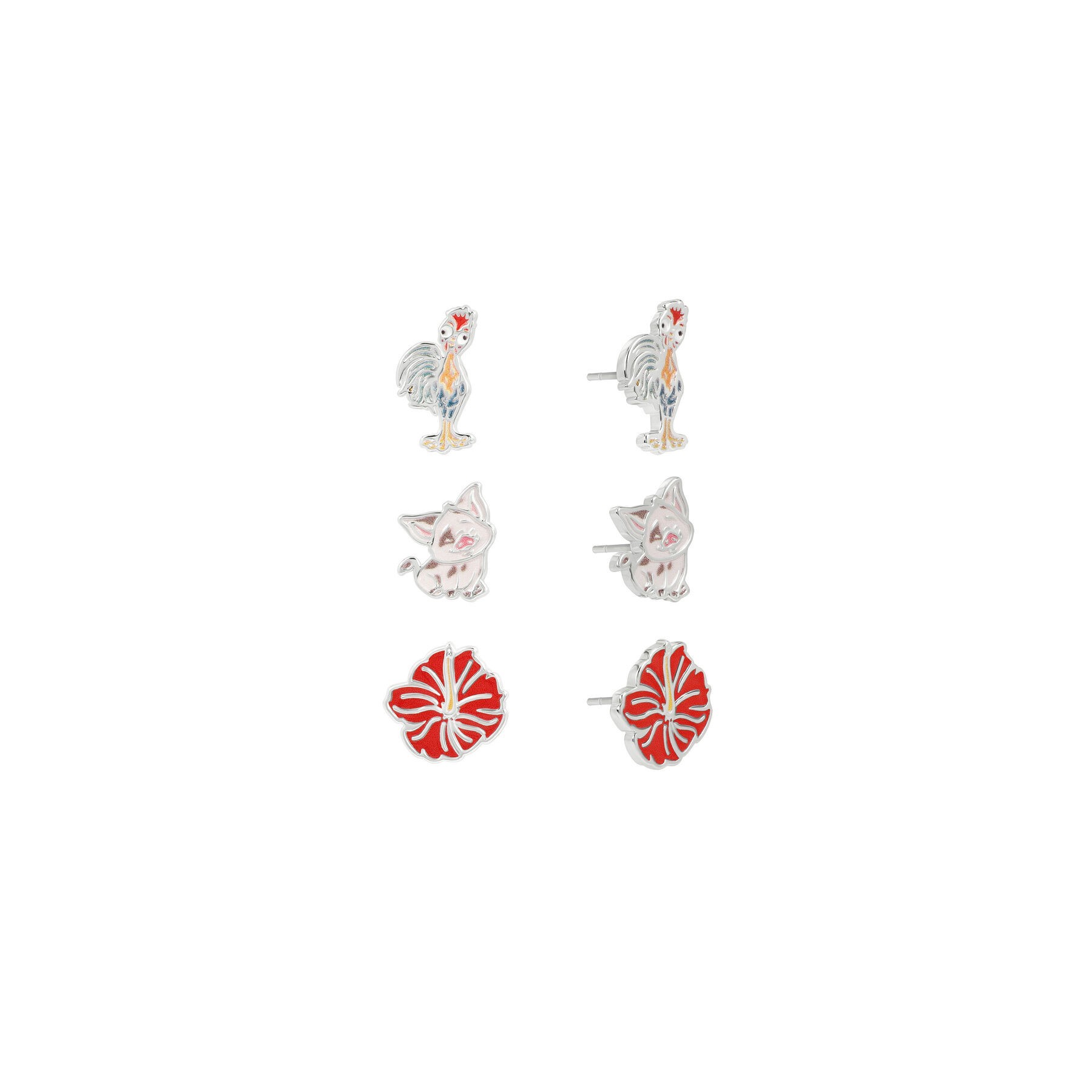Set 3 pendientes Vaiana Moana Disney