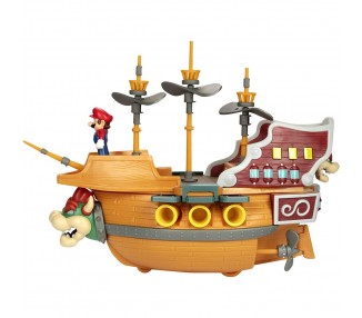 Playset Deluxe Aeronave Bowser Super Mario Nintendo
