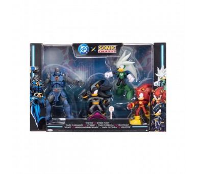 Blister 4 figuras Sonic The Hedgehog DC Comics 12cm