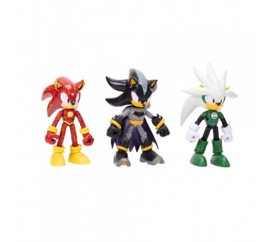 Blister 4 figuras Sonic The Hedgehog DC Comics 12cm