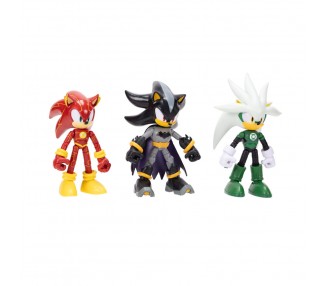 Blister 4 figuras Sonic The Hedgehog DC Comics 12cm