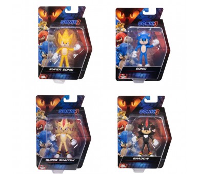 Figura wave 4 Sonic 3 13cm surtido