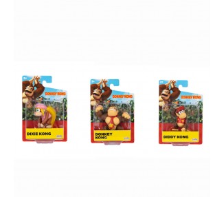 Figura Donkey Kong 6cm surtido