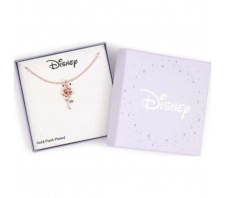 Colgante Rosa La Bella y la Bestia Disney