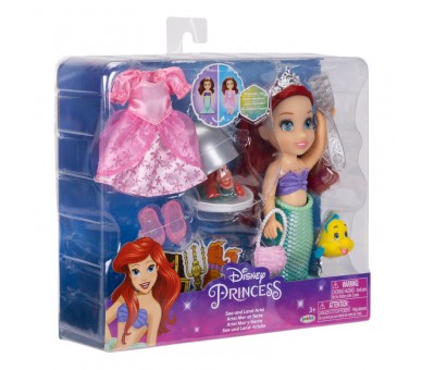 Muñeca Ariel Mar y Tierra La Sirenita Disney 15cm