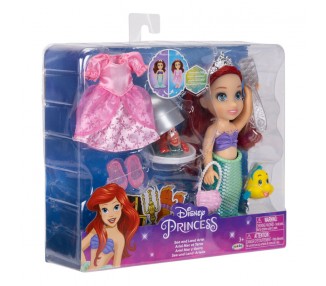 Muñeca Ariel Mar y Tierra La Sirenita Disney 15cm