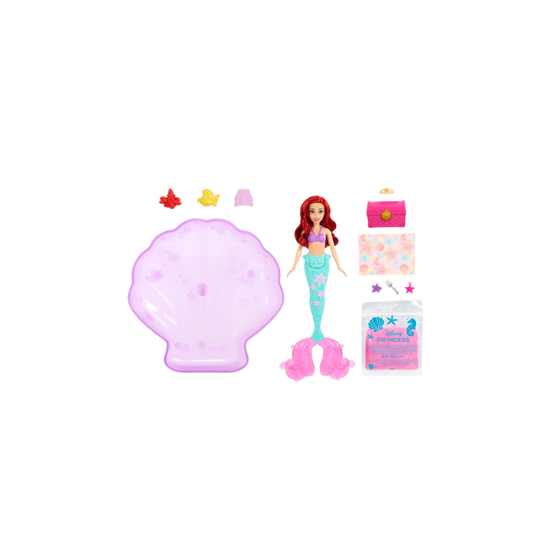 Muñeca Ariel Agua y Arena La Sirenita Disney