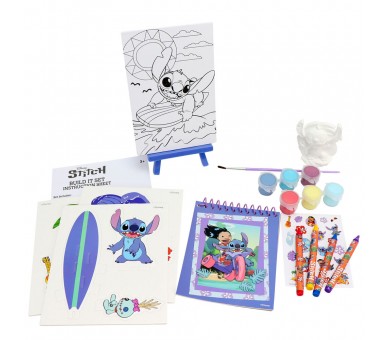 Set papeleria cubo Stitch Disney