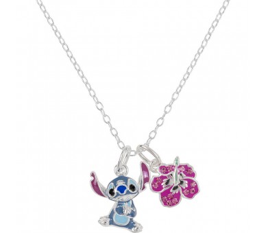 Colgante Charm Stitch Disney plata