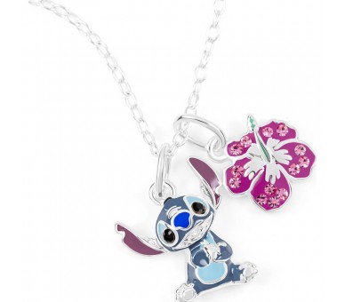 Colgante Charm Stitch Disney plata