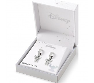 Pendientes Charm Stitch Disney plata