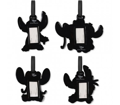 Set 4 Etiquetas de Equipaje Angel & Stitch Disney