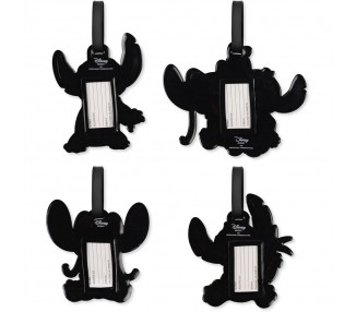 Set 4 Etiquetas de Equipaje Angel & Stitch Disney