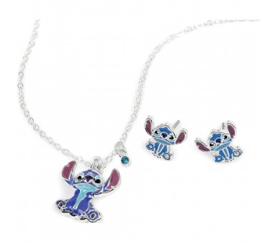 Set colgante + pendientes Stitch Disney