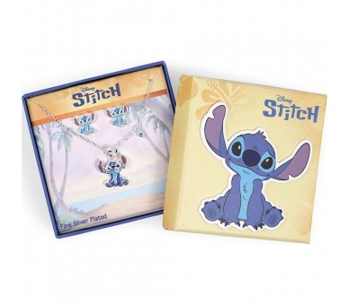 Set colgante + pendientes Stitch Disney