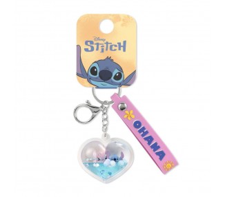 Llavero Ohana Heart Angel & Stitch Disney