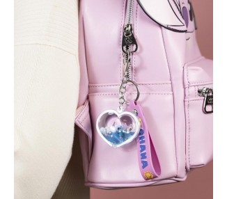 Llavero Ohana Heart Angel & Stitch Disney