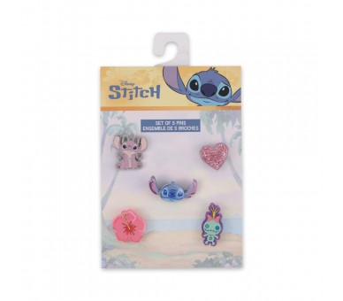 Set 5 pins Stitch Disney