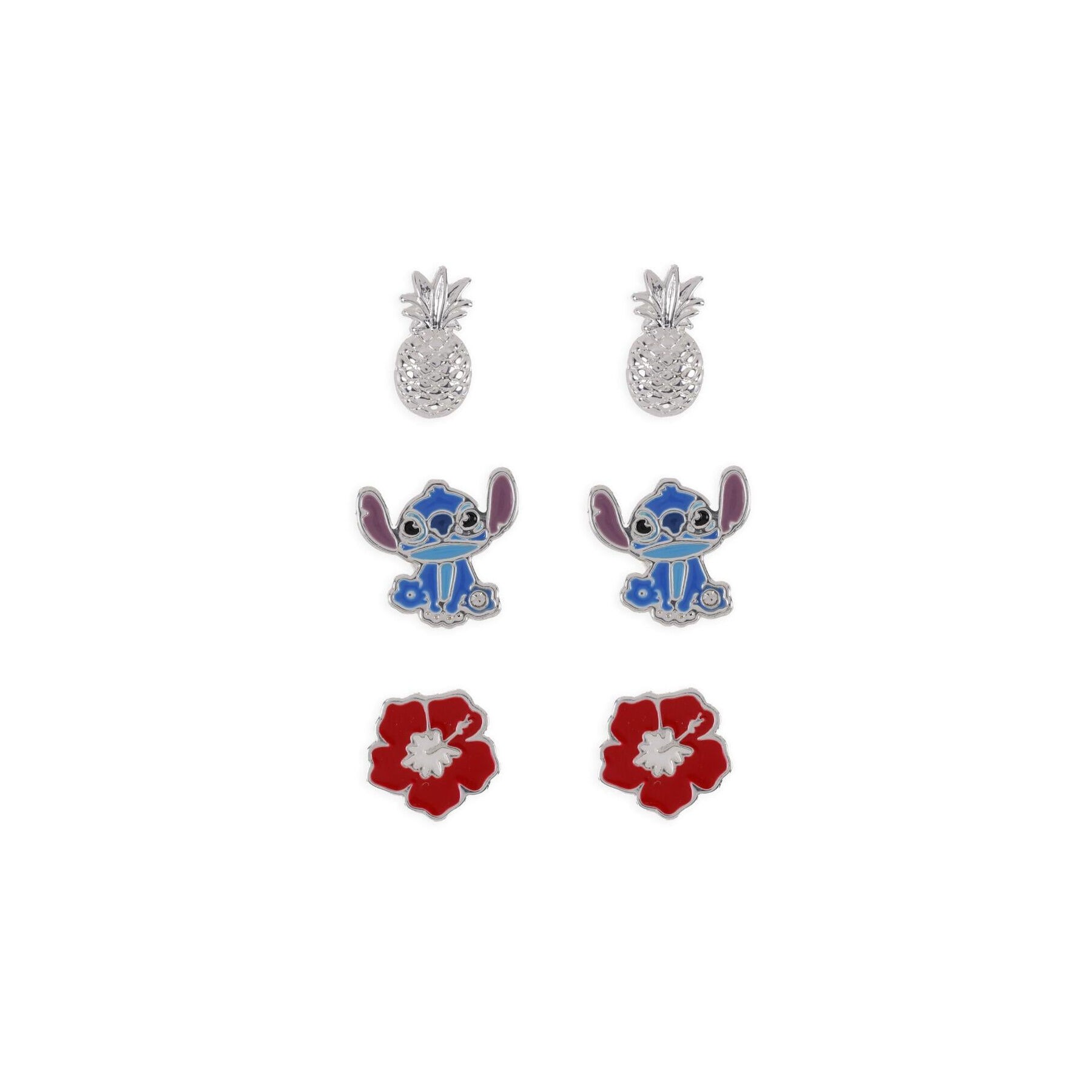 Set 3 pendientes Stitch Disney