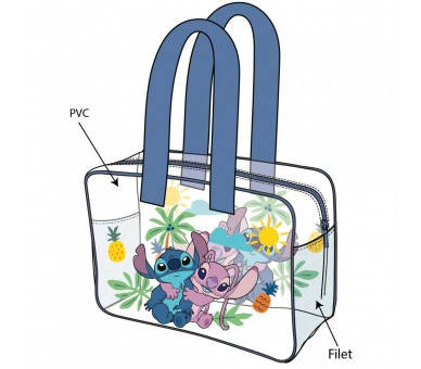 Bolsa playa Angel & Stitch Disney