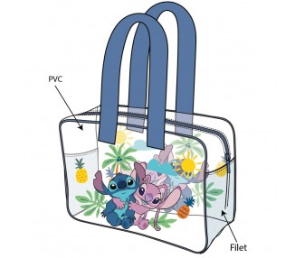 Bolsa playa Angel & Stitch Disney
