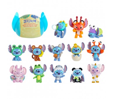 Capsula sorpresa figura Goes Wild Stitch Disney surtido