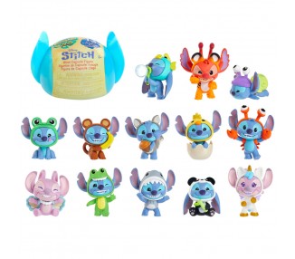 Capsula sorpresa figura Goes Wild Stitch Disney surtido