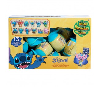 Capsula sorpresa figura Goes Wild Stitch Disney surtido