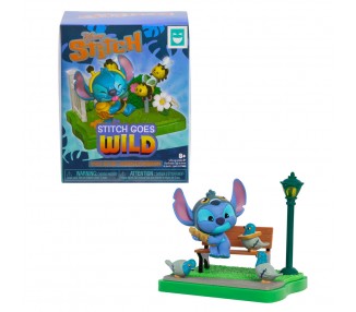 Capsula sorpresa figura escenario Goes Wild Stitch Disney surtido