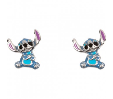 Pendientes Stitch Disney plata